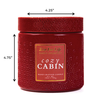Cozy Cabin – 28oz Zest For Life Luxury Candle