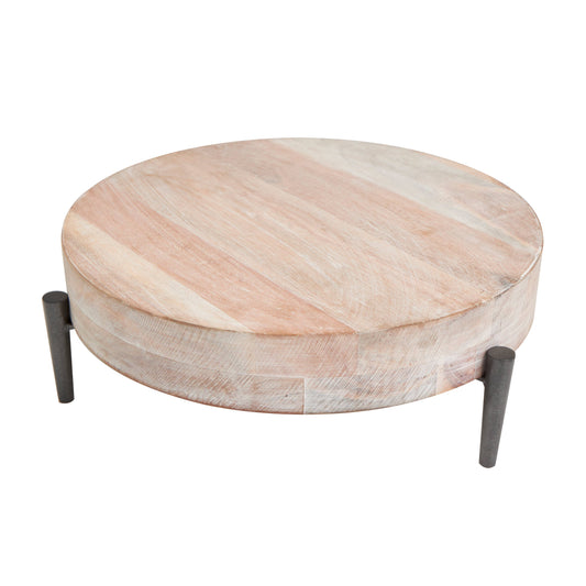 Modern Cream Mango Wood Tray