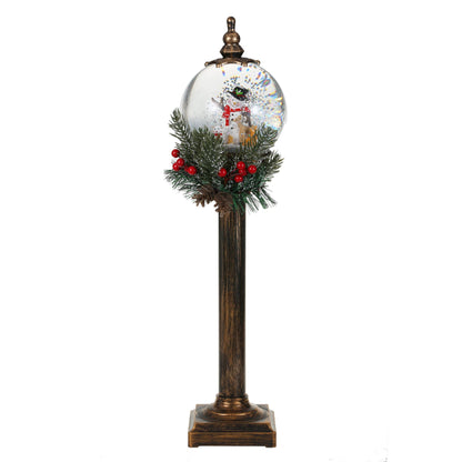 SINT - SINT Christmas Snow Globe Pole Lamp (Snowman with Deer)