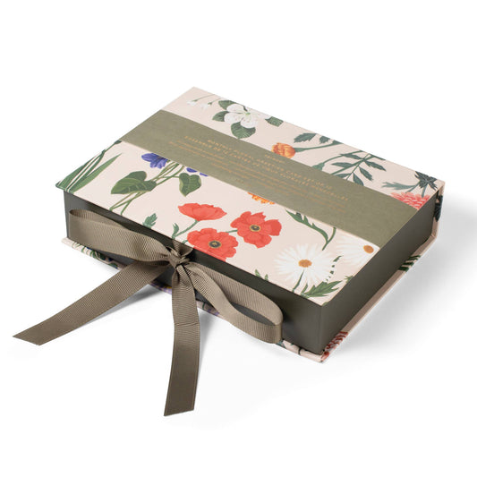 MNTHLY FLORALS BXD CRD SET OF 12