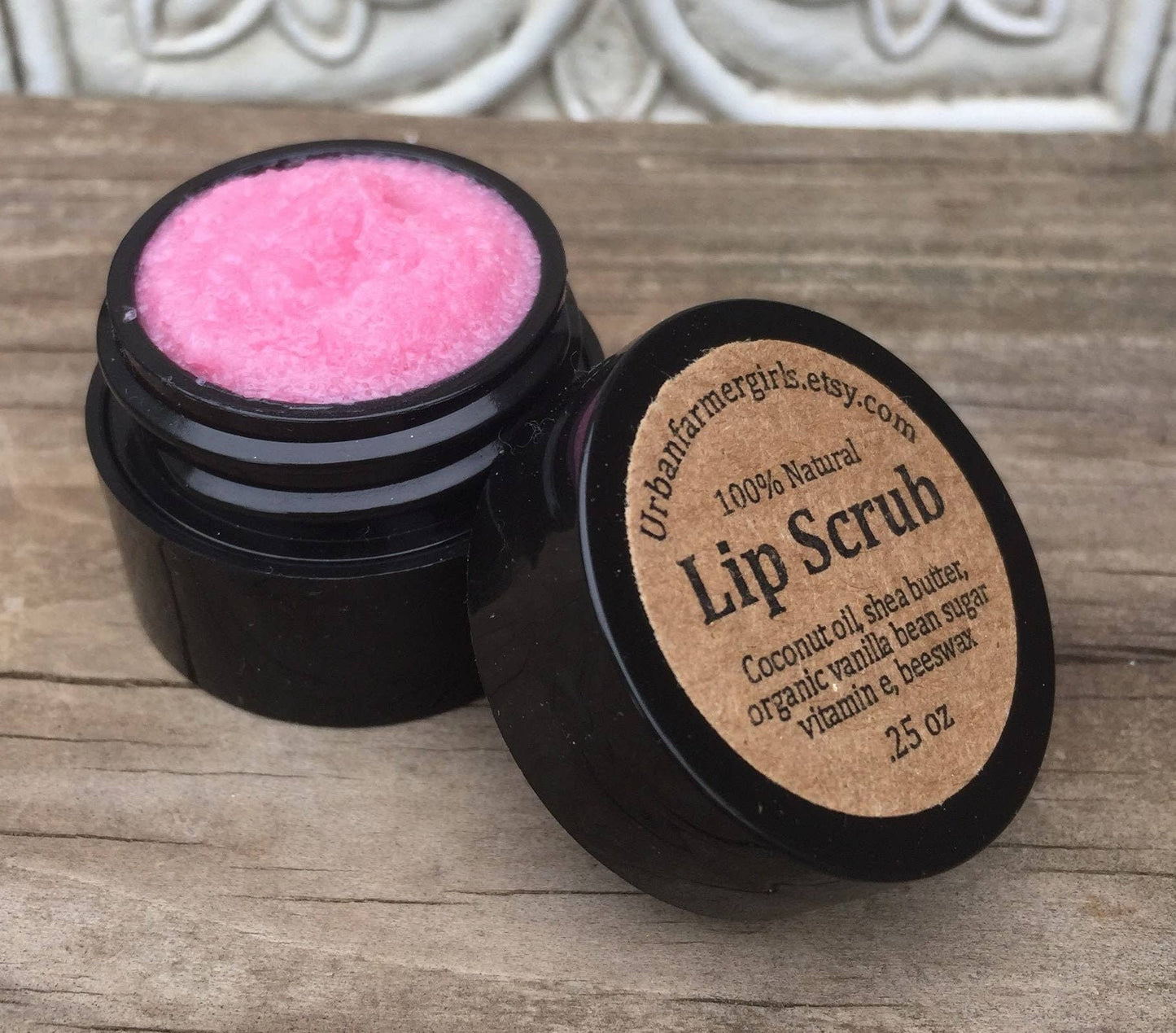 Exfoliante labial Cherry Berry de 1 oz, hidratante y abrillantador