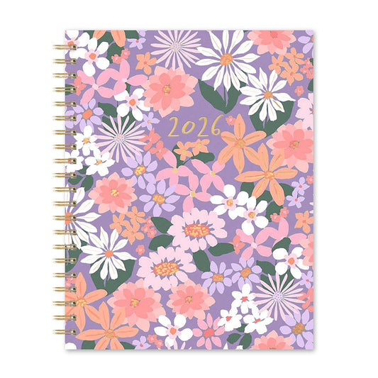 2026 Secret Garden Extra-Large Spiral Planner
