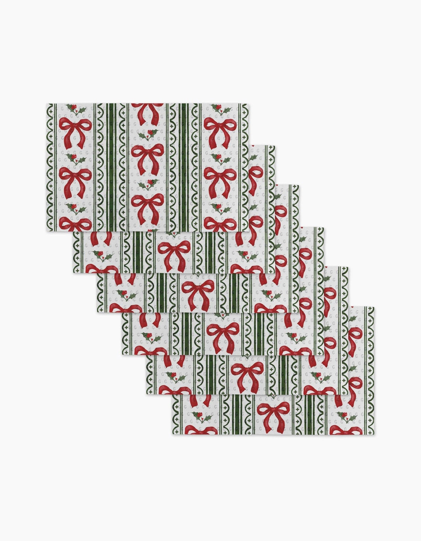 Geometry - Christmas Bow Stripe Not Paper Towel