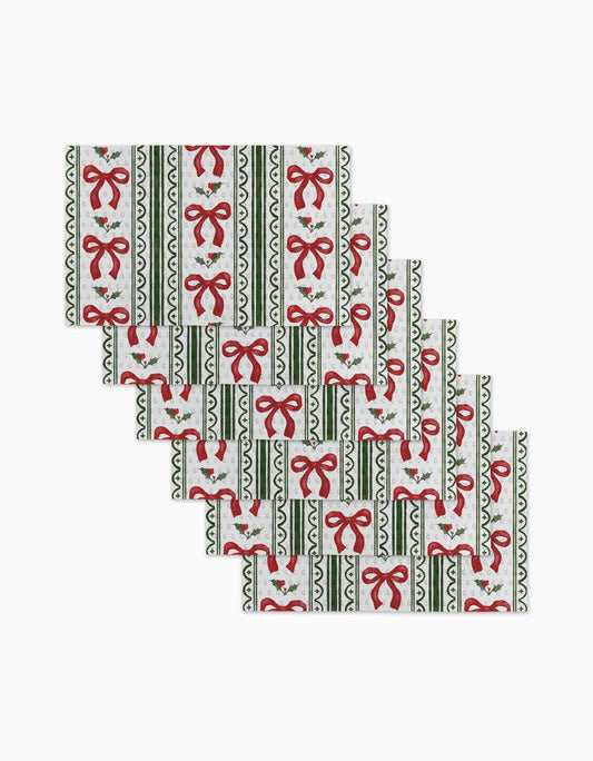 Geometry - Christmas Bow Stripe Not Paper Towel