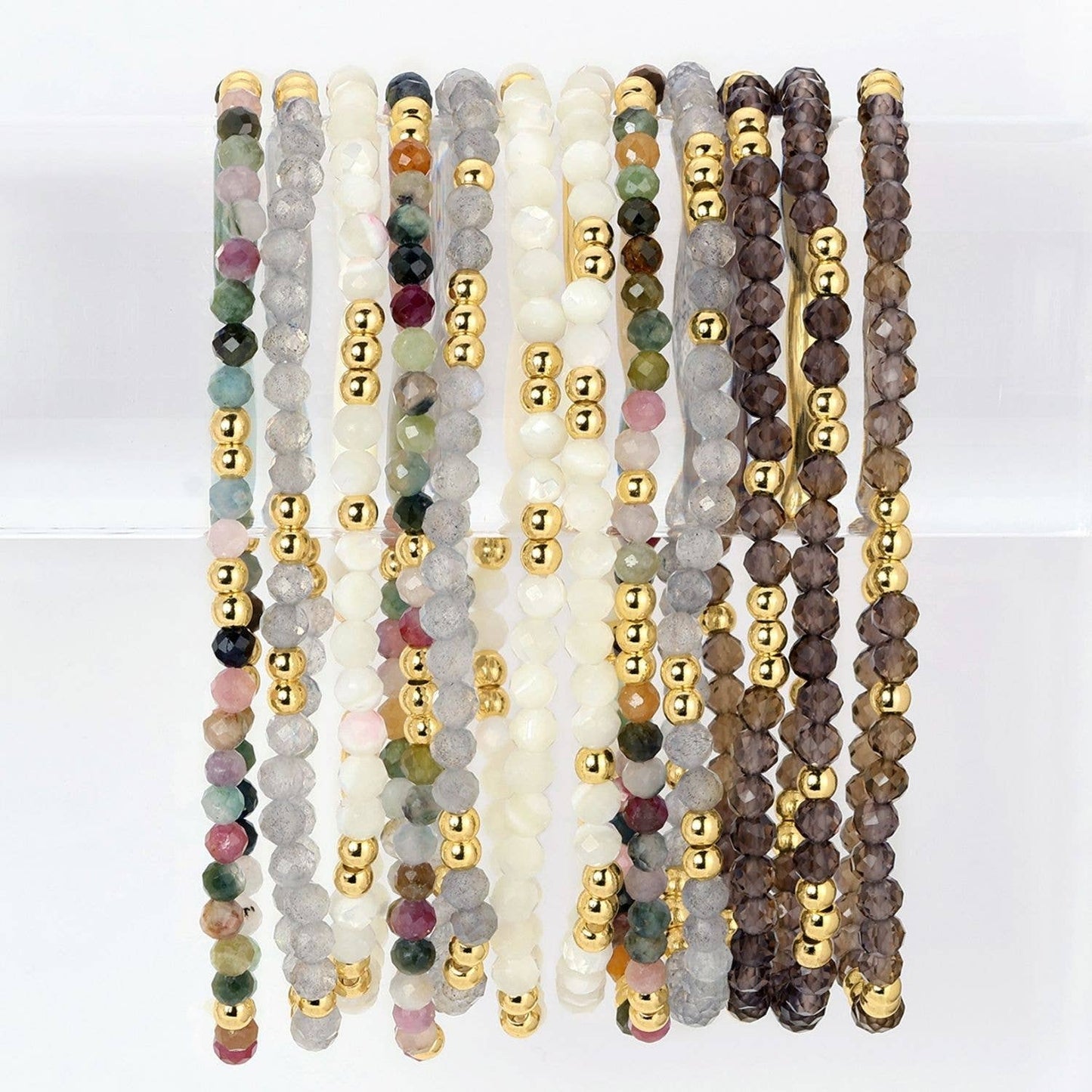 Stretch Bracelets With Beads