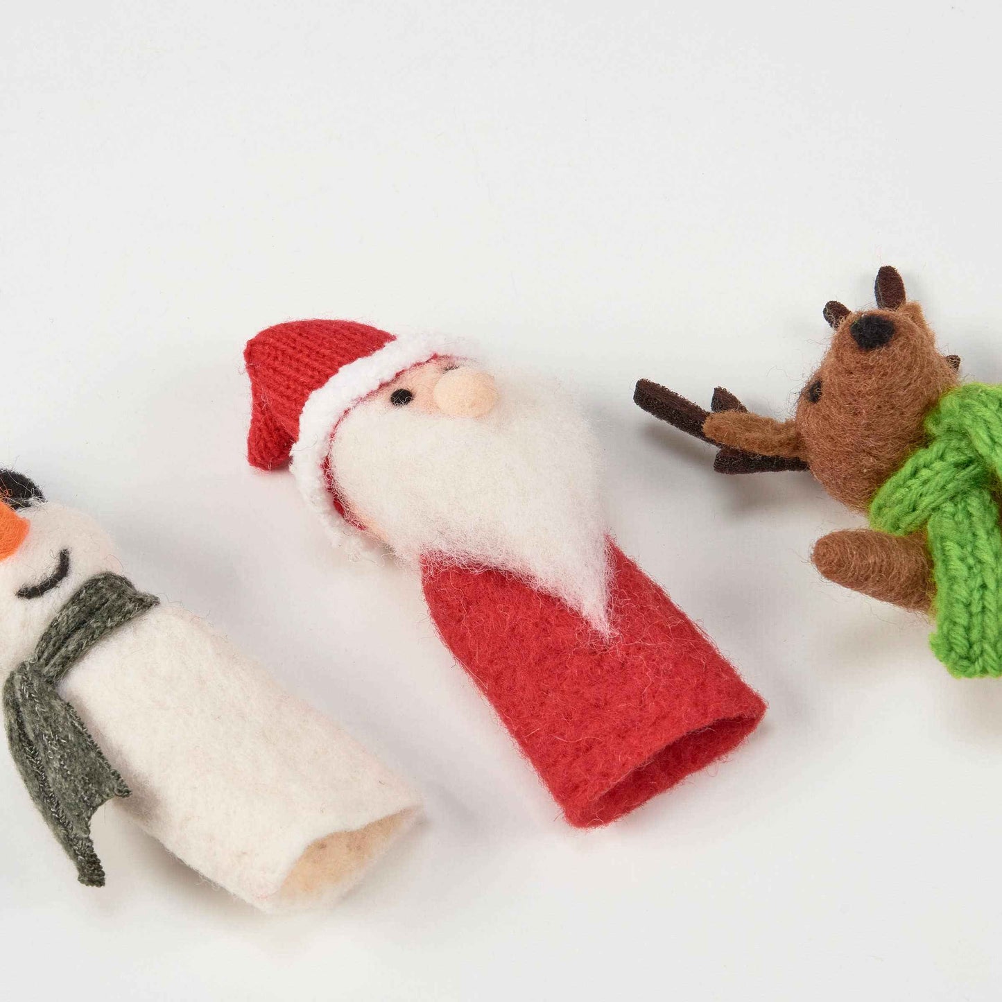 Christmas Finger Puppets Critter Set