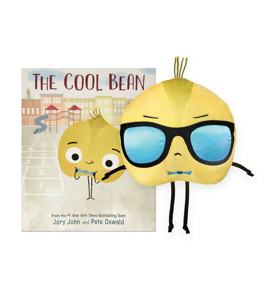 The Cool Bean Flip Plush with hardcover book SOLD SEPARATELY