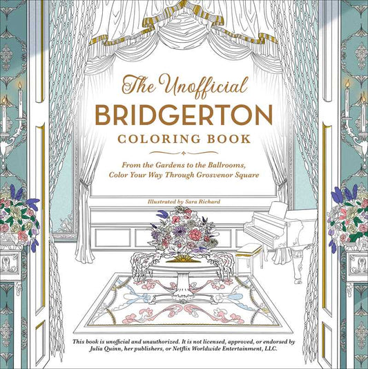 Libro para colorear no oficial de Bridgerton de Sara Richard