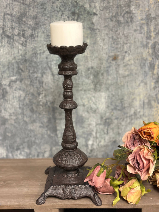 Cast Iron Candle Holder