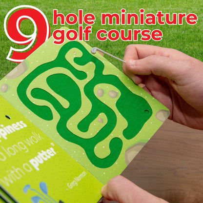 Mini Mini Golf Gift Books - Funny Men's Gifts for Christmas