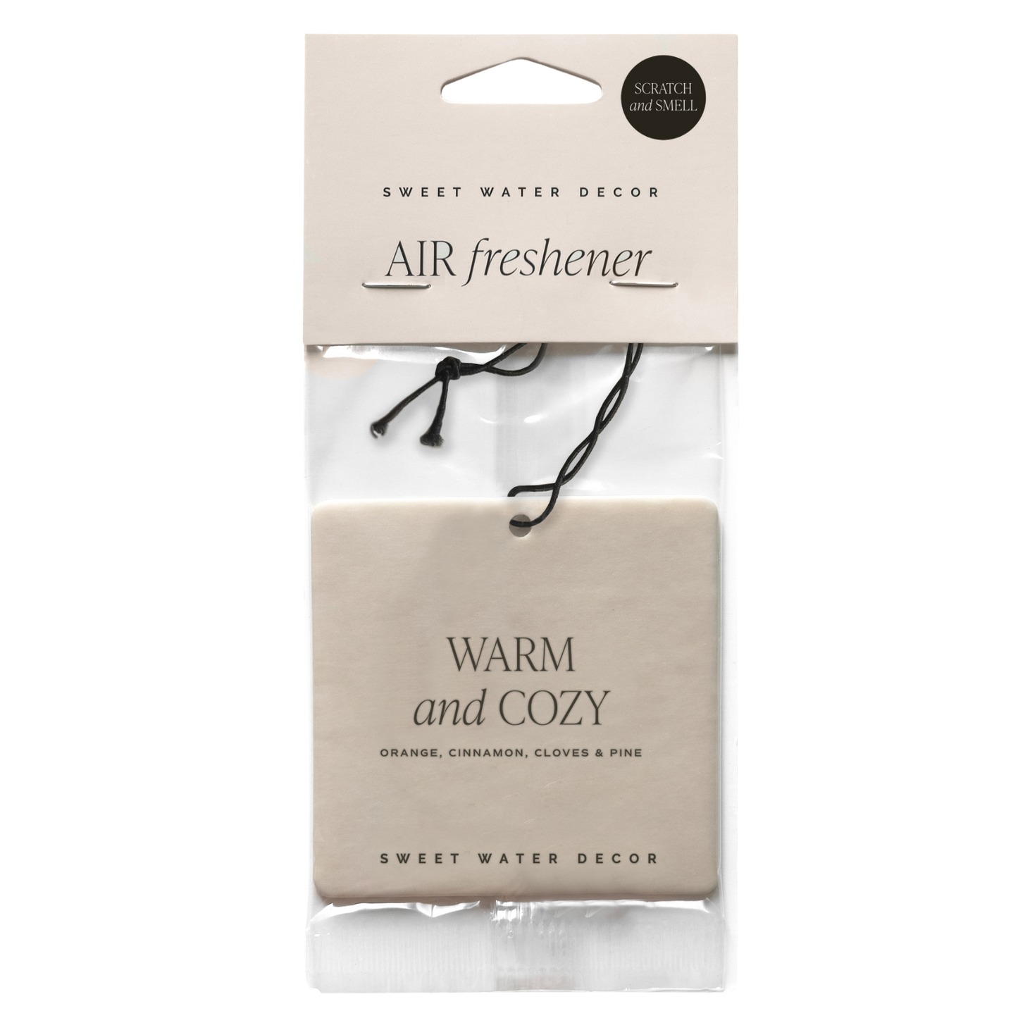 Warm and Cozy Hanging Air Freshener - Fall Decor