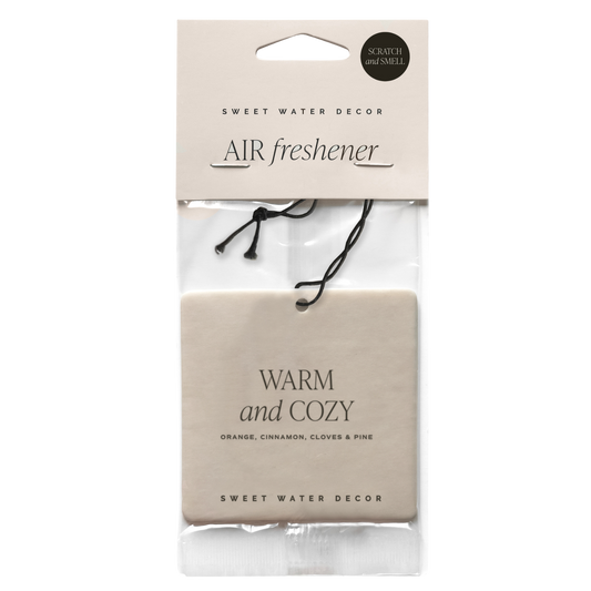 Warm and Cozy Hanging Air Freshener - Fall Decor