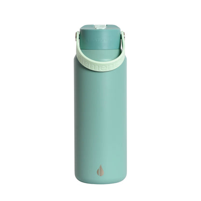 Leakproof Handle Water Bottle 40oz Sage