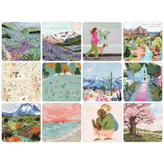 Legacy - Filled with Light Faith Coaster Collection w/ Foil