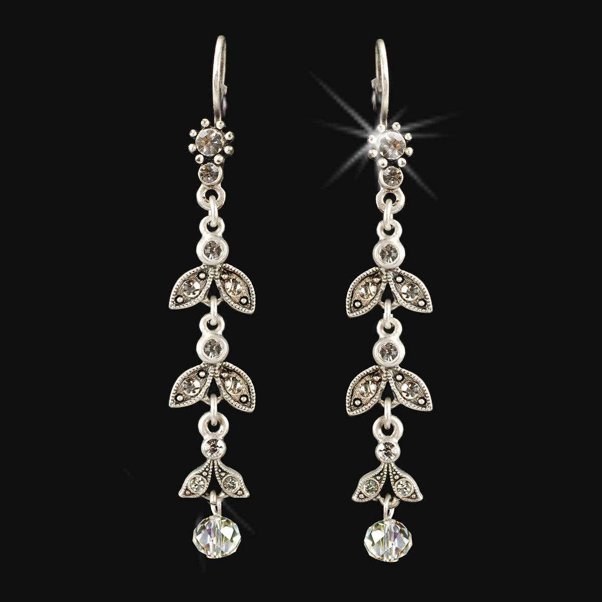 Joyería Sweet Romance - Delicados pendientes Art Déco E105