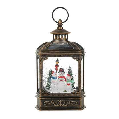 Christmas Vintage Snow Globe Lantern