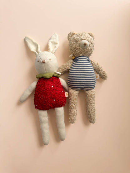 Bunny Strawberry Plushie Baby Kids Toy Stuffed Animal Spring