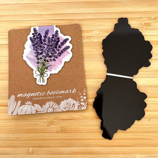 Lavender Magnetic Bookmark