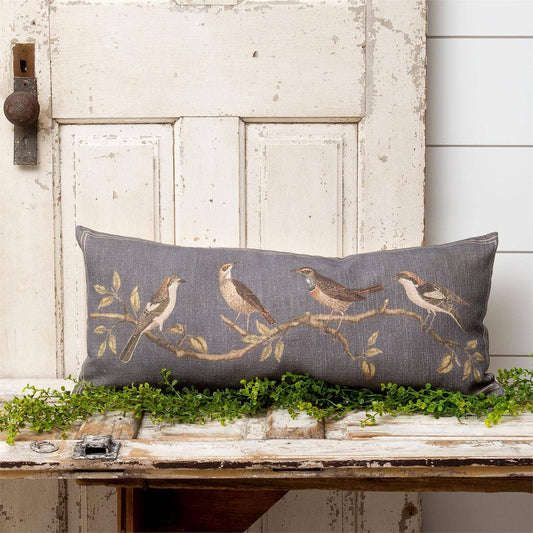 Lumbar Pillow Birds On Branches sold separately
