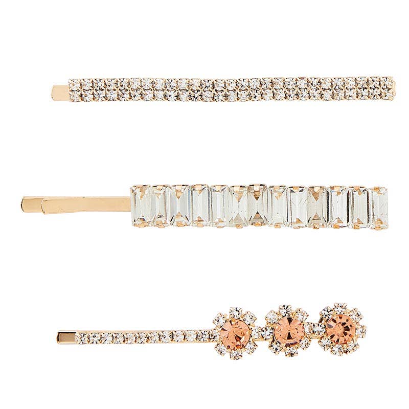 Crystal Hair Pins - Crystal Jewels