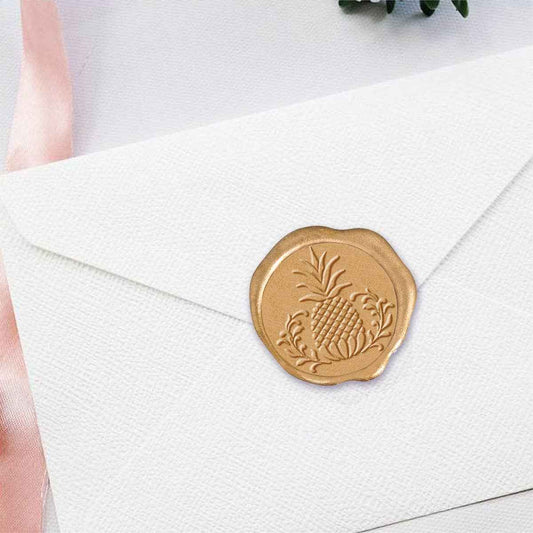 Pineapple Adhesive Wax Seal Stickers 1 1/4" - 25 Pk-*NEW*
