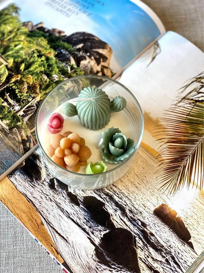 Garden Escape •Handmade Terrarium Scented Candle