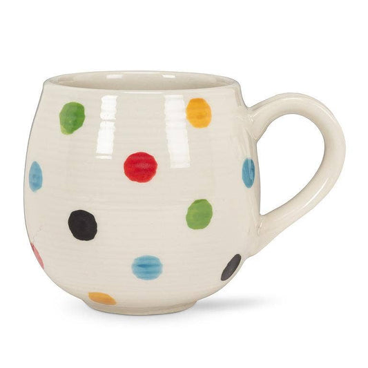 Colourful Dot Ball Mug-16oz)