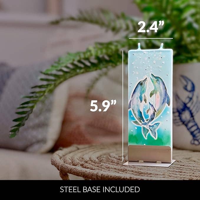 Flat Handmade Candle - Claude Monet Water Lilies