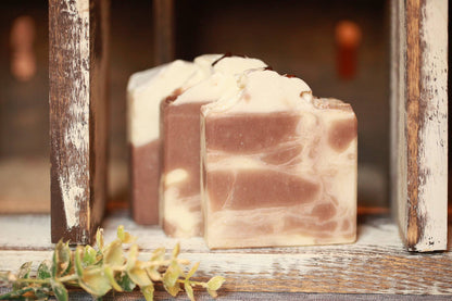 Autumn Spiced Latte Tallow Soap, Luxury Shea Butter Soap