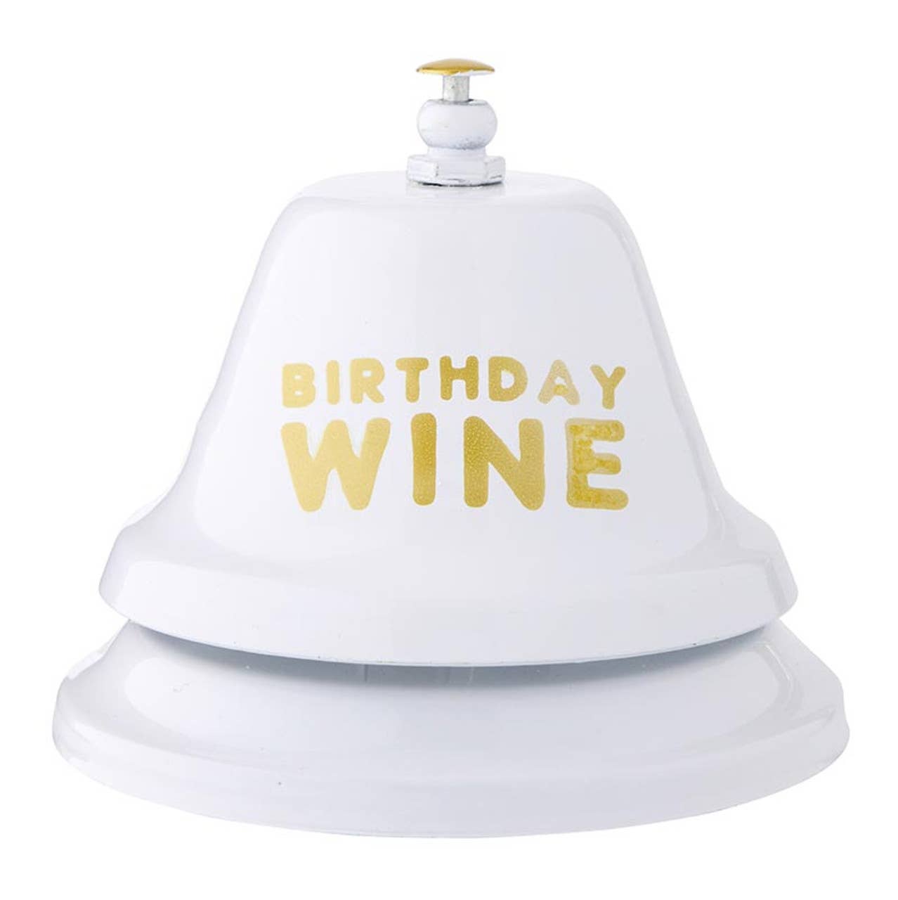Bar Bell - Birthday Wine: Metal / 3.5" x 3.25" H