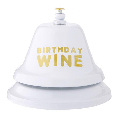 Bar Bell - Birthday Wine: Metal / 3.5" x 3.25" H