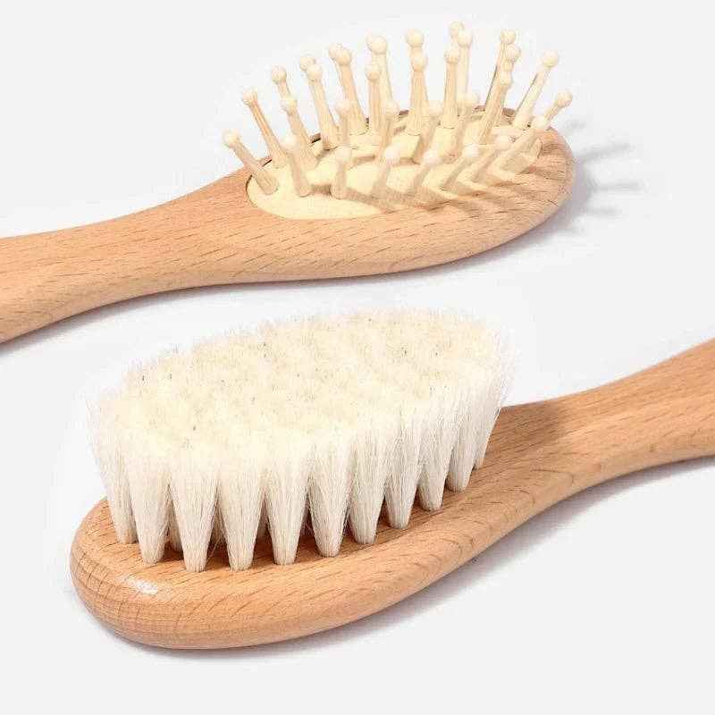 Baby Hair Brush & Comb Set: 4pcs Brush Set
