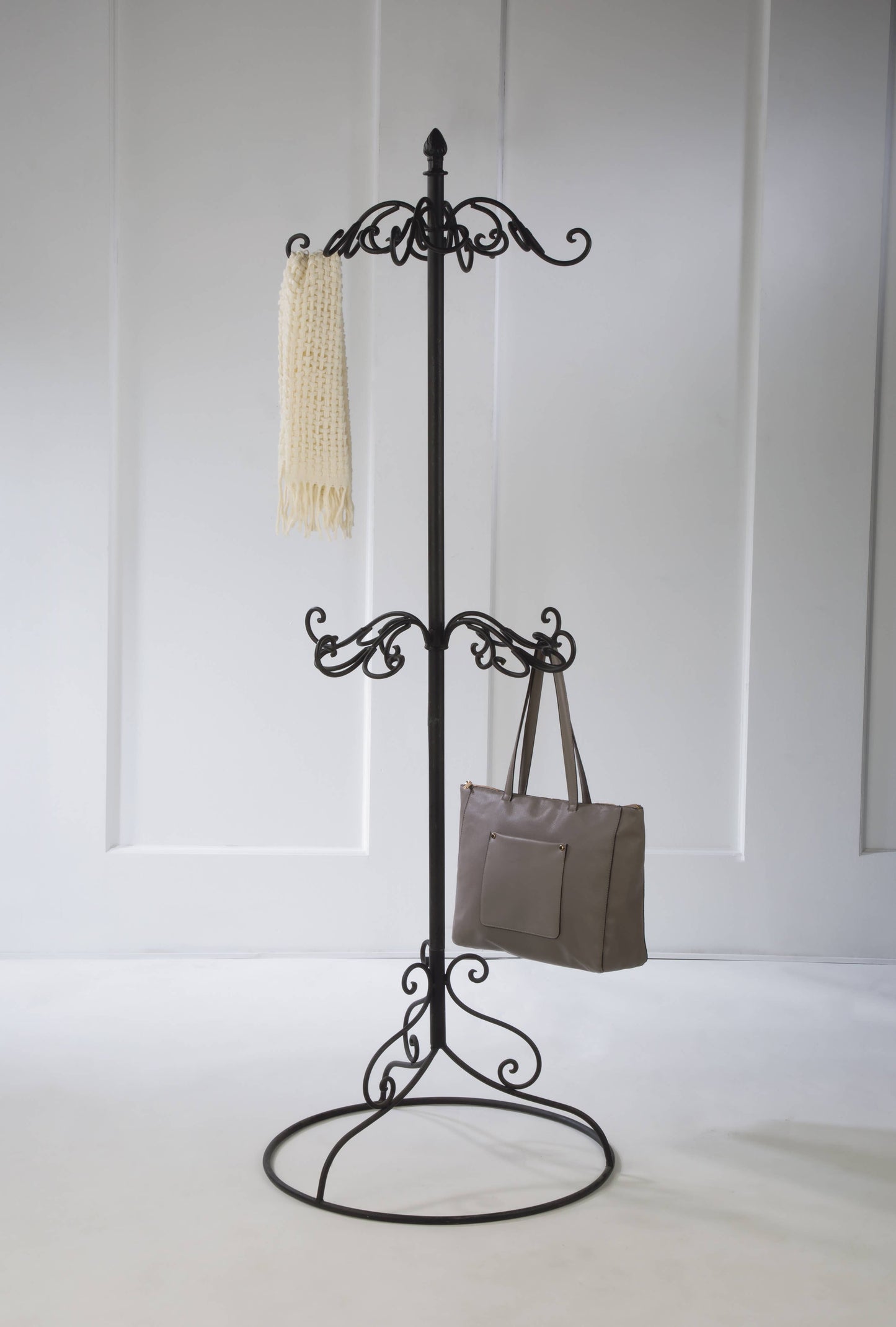 2 Tier Black Metal Display Tree