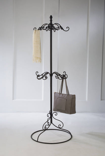 2 Tier Black Metal Display Tree