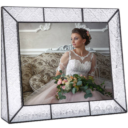 Vintage Glass Picture Frame