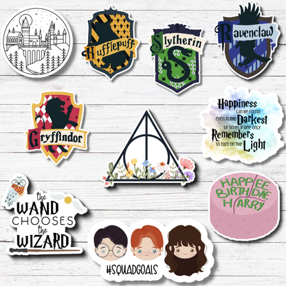 Oily Graphic Creations - Wand Chooses- Harry Potter Sticker/Magnet