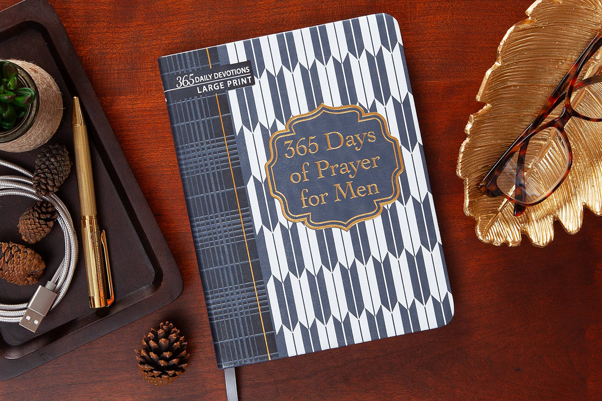 365 Days of Prayer for Men (Large Print Devotinal) NEW!