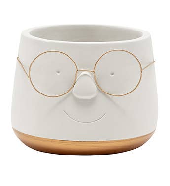 Planter, Face w/ Glasses