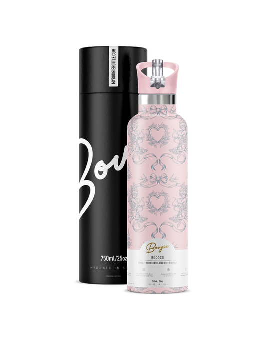 Rococo – Romantic Floral Insulated Water Bottle | 25oz