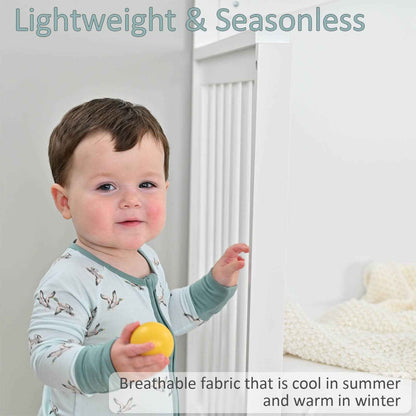 LollyBanks - Bamboo Baby Convertible Zipper Pajamas - Mallard Duck