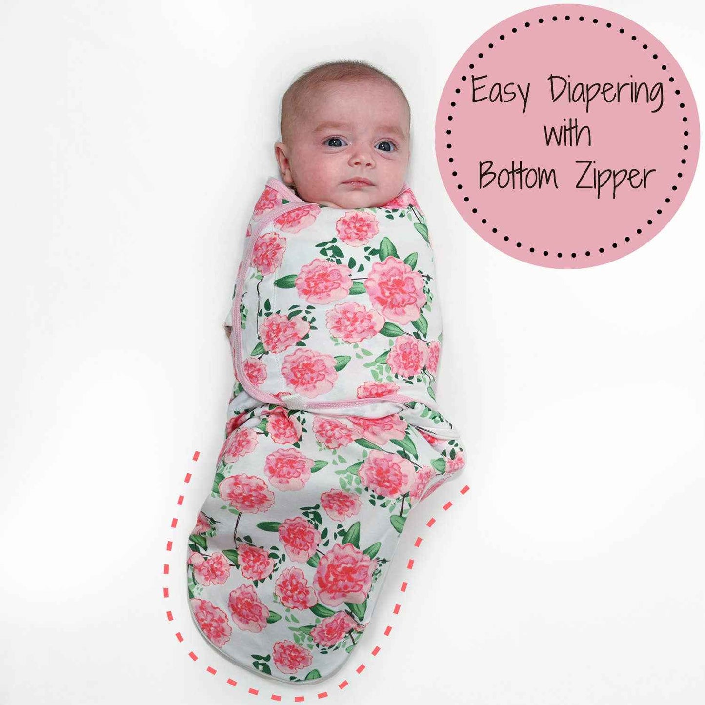 LollyBanks - Live Life In Full Bloom Organic Baby Sleep Swaddle