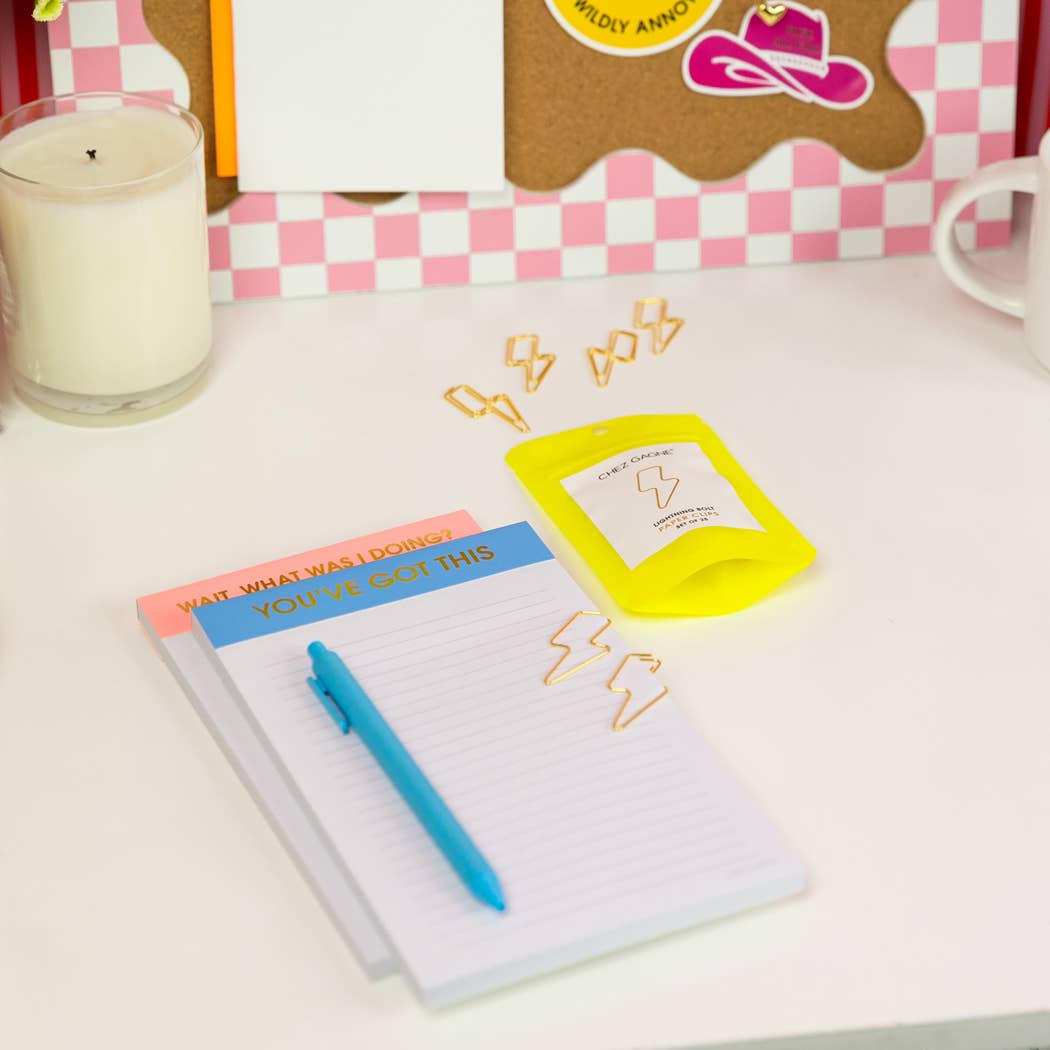 Chez Gagné - You've Got This - Lined Notepad - Sea Blue - 65 perforated pages - 5x8