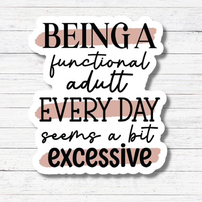 Oily Graphic Creations - Functional Adult Sticker/Magnet