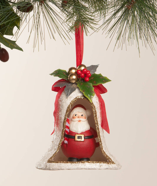 Bethany Lowe Designs - Kitschmas Santa in Bell