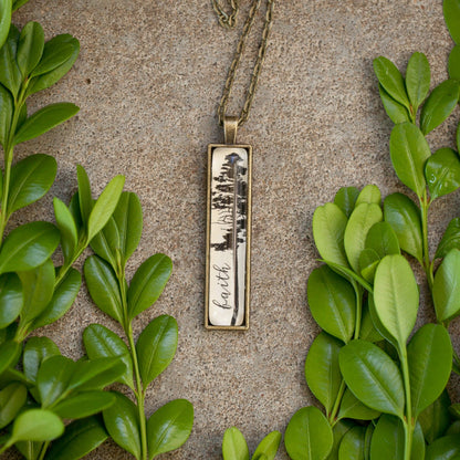 Ivy Barn Designs - Collar "Árbol de la Fe", joyería inspiradora para tiendas cristianas