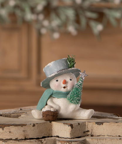 Bethany Lowe Designs - Snowflake Top Hat Snowman