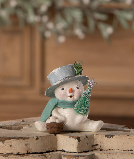 Bethany Lowe Designs - Snowflake Top Hat Snowman
