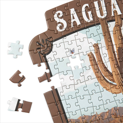 Protejamos nuestros parques nacionales - Mini rompecabezas, Saguaro