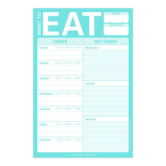 What to Eat Pad with Magnet (Mint Green)
