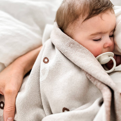 Receiving Swaddle Baby Blanket - Cars: Cream